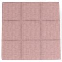 Ver imagem 4 de Kit 02 Puffs Decorativos para Sala de Estar Quadrado Milano 90x90cm W01 Linho Rosa - Lyam Decor