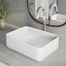 Cuba de Apoio Retangular 40x30cm Slim para Banheiro - Deca Branco Brilhante L.13040.17 - 1