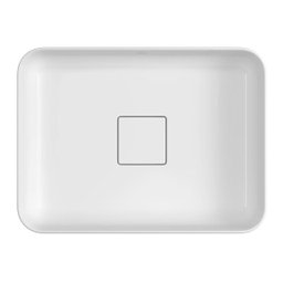 Cuba de Apoio Retangular 40x30cm Slim para Banheiro - Deca Branco Brilhante L.13040.17 - 3