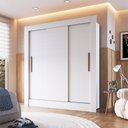 Ver imagem 2 de Guarda-roupa Bariloche 3 Portas de Correr Doripel Branco