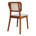 Ver imagem 6 de Conjunto Sala De Jantar Mesa Lara 120x90 Madeira Maciça 4 Cadeiras Lara Jequitibá Móveis
