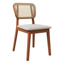 Ver imagem 5 de Conjunto Sala De Jantar Mesa Lara 120x90 Madeira Maciça 4 Cadeiras Lara Jequitibá Móveis