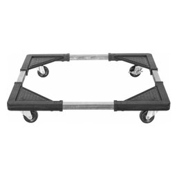 Suporte Móvel para Refrigerador Freezer Geladeira Inox com Trava - 5