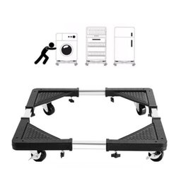 Suporte Móvel para Refrigerador Freezer Geladeira Inox com Trava - 2