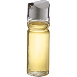 Galheteiro de Vidro 4 Pçs com Suporte Metal - Azeite Vinagre Sal Pimenta Tempero - 4 Pçs - Panami - 4