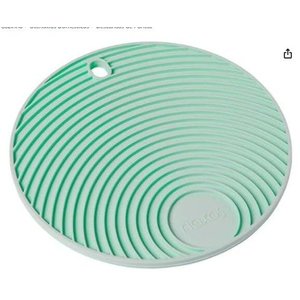 Kit C/4 Apoio/descanso de Panela Redondo Verde em Silicone Atóxico com Maior Espessura para Proteção