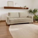 Ver imagem 1 de Sofá Living 4 Lugares Linho 240cm Bege Orion