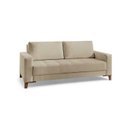 Ver imagem 2 de Sofá Living 4 Lugares Linho 240cm Bege Orion