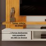 Painel para Tv até 65" Leoni Ripado Portas Deslizantes 180cm Bali Cedro - Fabrica 1 Móveis - 4