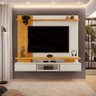 Painel para Tv até 65" Leoni Ripado Portas Deslizantes 180cm Bali Cedro - Fabrica 1 Móveis - 2