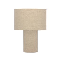 Abajur Luminária Decorativa Revestimento em Linho Mart3:bege - 1
