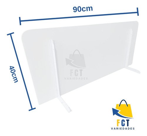 Prateleira Tampo Mesa 90x40 Mdf Branco Suporte Mão Francesa - 2