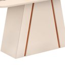 Ver imagem 3 de Mesa de Jantar Retangular Tampo Chanfrado 170x90cm Gabi Off White Freijó- Mabe Magazine