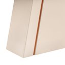 Ver imagem 4 de Mesa de Jantar Retangular Tampo Chanfrado 170x90cm Gabi Off White Freijó- Mabe Magazine