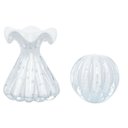 Ver imagem 4 de Bola/ Esfera de Decoração em Murano Branca Tam P