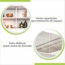 Ver imagem 5 de Armário Aéreo 2 Portas de Correr de Vidro Reflecta Bella Sallêto Móveis
