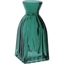 Ver imagem 1 de Vaso Decorativo Enfeite Casa Garrafa Home&co Vidro 11x5x5cm Turquesa