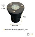 Ver imagem 5 de Kit 15 Balizador Embutido de Solo Led 3w Deck