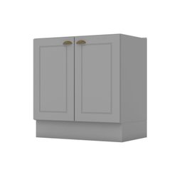Balcão para Cozinha sem Tampo 2 Portas 1 Prateleira Americana - 3