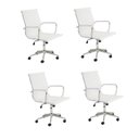 Ver imagem 1 de Kit 4 Cadeiras de Escritório Diretor Esteirinha em Corino Sevilha