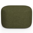 Ver imagem 5 de Kit 02 Puffs Decorativo Orgânico para Living Quarto 70cm Doha W01 Linho Verde- Lyam Decor