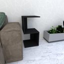 Ver imagem 3 de Mesa Lateral Preto Aparador de Sofa Sala Mesa Lateral Cama Mesa de Canto Sala de Estar
