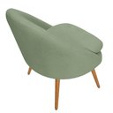 Ver mais imagens de Poltrona para Sala Rafa Pés Palito Castanho Bouclé Verde Claro - Nexta Casa