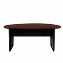 Ver imagem 5 de Mesa de Reunião Orgânica Moderno sem Gavetas 180cm Louro Preto com Preto F5 Office