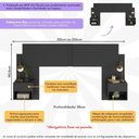 Ver imagem 3 de Cabeceira Casal/Queen com 2 Mesas de Cabeceira 232cm Multimóveis MP4325 