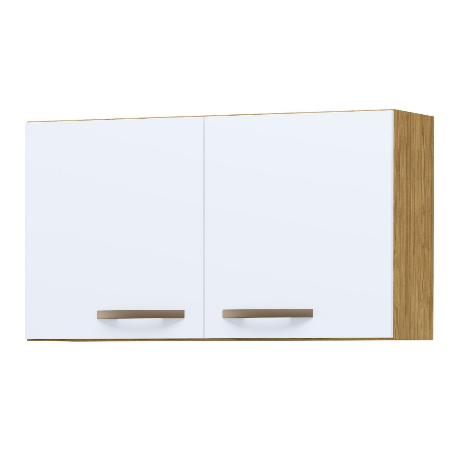 Cozinha Compacta 4 Peças Balcão com Tampo 3 Portas de Vidro Lana Espresso Móveis - 5