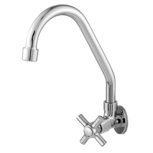 Torneira Cozinha Parede 1/4"v Cross Cromada - Good