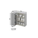 Ver imagem 4 de Armário Aéreo de Canto Reto 1 Porta Americana