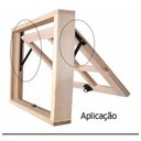 Ver imagem 2 de Braço Articulação para Janela Max Ar 200Mm 1 Par Bronze