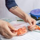 Ver imagem 4 de 2 X Kits de 6 Tampas Tampa Tudo Ecológicas Silicone Branco (12 Unds)