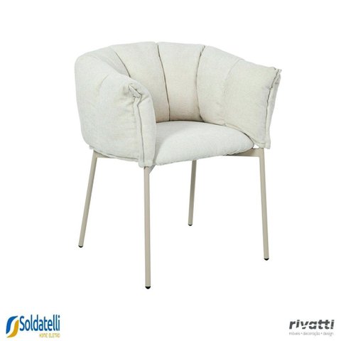 Cadeiras Joy Estofada em Tecido Várias Cores - Rivatti