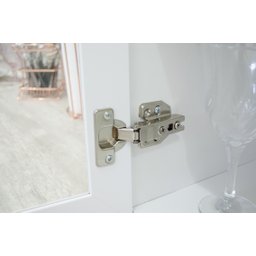Paneleiro 2 Portas de Vidro 2 Gavetas Branco com Tampo Americana - 8