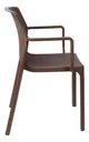 Ver imagem 4 de Kit 8 Cadeiras Sardenha Marrom Fendi