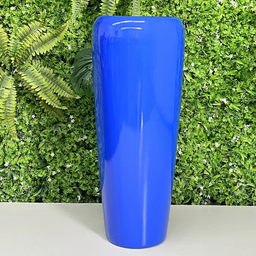 Vaso Decorativo Fibra de Vidro Florida P 65cm Azul Royal - 2