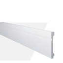 Ver imagem 1 de Rodapé de Poliestireno Frisado 15CMX2,44m Rende 2,44 Metros MF15 Gart Branco