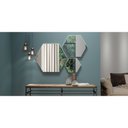 Ver imagem 1 de Kit Conjunto de Painéis Decorativos Espelhados Hexagono 3 Peças Es13 Dalla Costa -off White