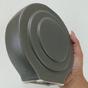 Ver imagem 3 de Opala Vaso 17x17x6cm Cerâmica Cinza
