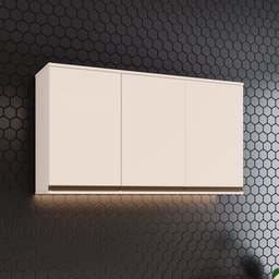 Armário Aéreo 3 Portas 120cm Connect - 2