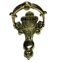 Ver imagem 3 de Aldrava Imperial Batedor De Porta Bronze Batente Artesanal