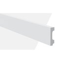 Ver imagem 2 de Rodapé de Poliestireno Liso 7cm X 2,44m Rende 2,44 Metros Ml7 Gart