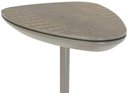 Ver imagem 2 de Mesa Apoio Elsinki Alta Recouro Croco Fendi Haste e Base Champagne 65cm - 67758
