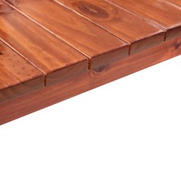 Conjunto Sala de Jantar 1 Mesa Tampo Madeira Maciça Quadrado 4 Cadeiras  - 8