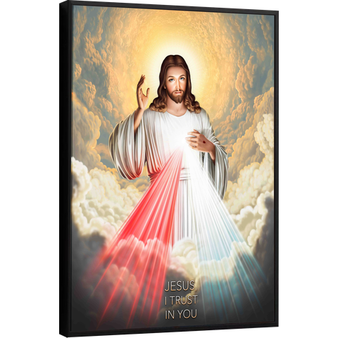 Quadro Decorativo Canvas Moldura Grande Filete Religioso Jesus Cristo Gg