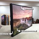 Ver imagem 4 de Quadro Decorativo Canvas Moldura Grande Filete Religioso Jesus Cristo Gg