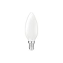 Ver imagem 1 de Lâmpada Led Save Energy Filamento Vela Milky C35 Ip65 4w E14 Bivolt 2400k Branco Quente Se-375.2327