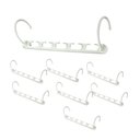 Ver imagem 5 de Suporte para Cabide Organizador Armario 288 peças Roupas Compacto Closet Guarda Roupa Cabideiro